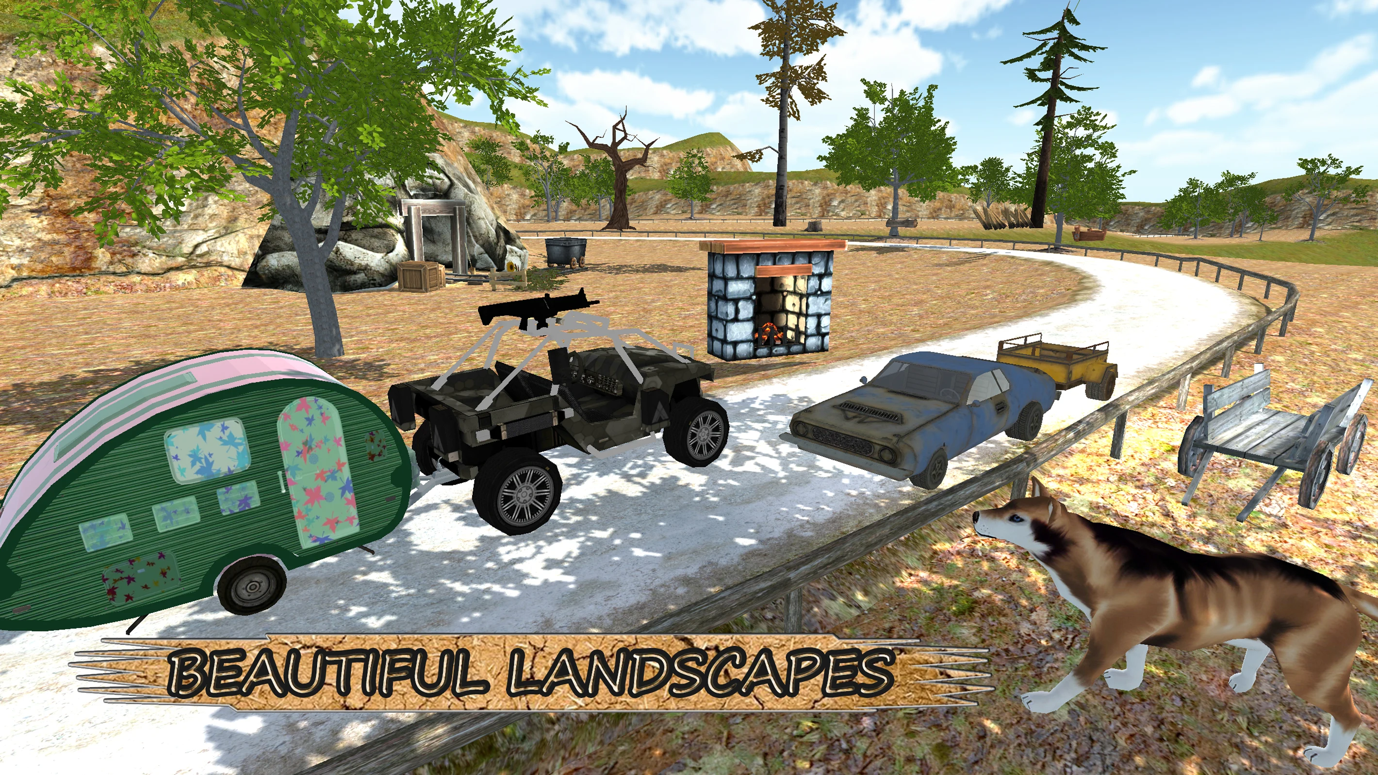 Oceanside Camper Van Truck 3D screenshot