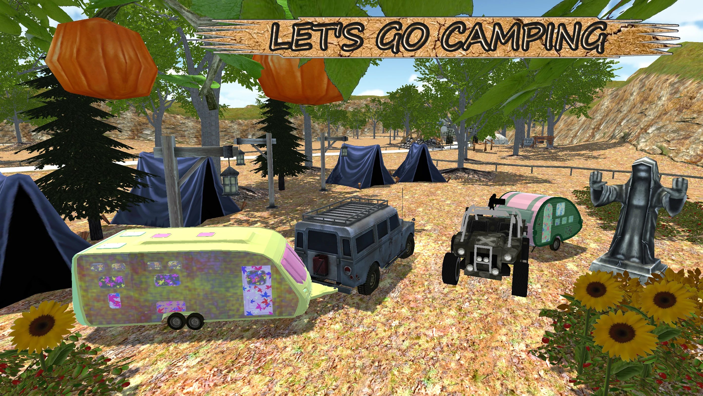 Oceanside Camper Van Truck 3D screenshot